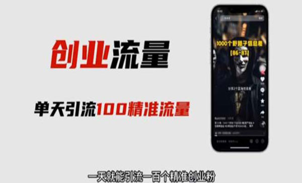 《自媒体音频加图文制作视频 》一天引流一百个精准创业粉（软件+图片素材）采金-游戏-网盘-资源采金cai.gold