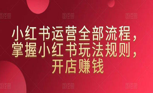 《小红书开店赚钱课》采金-游戏-网盘-资源采金cai.gold