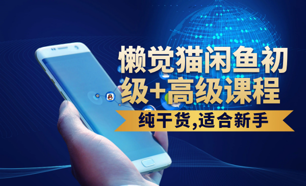 懒觉猫闲鱼初级+高级课程 – 纯干货采金-游戏-网盘-资源采金cai.gold