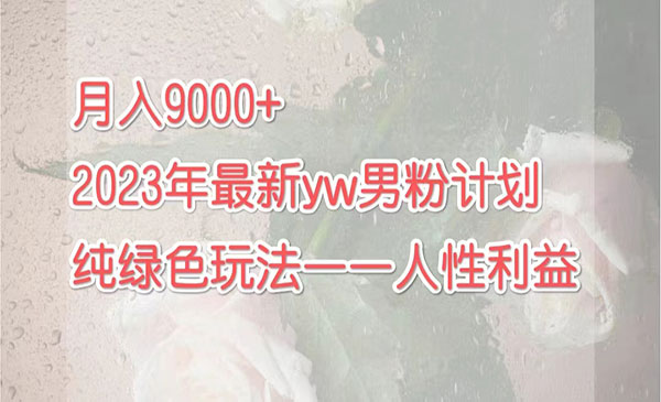 《男粉计划绿色玩法》月入9000+采金-游戏-网盘-资源采金cai.gold