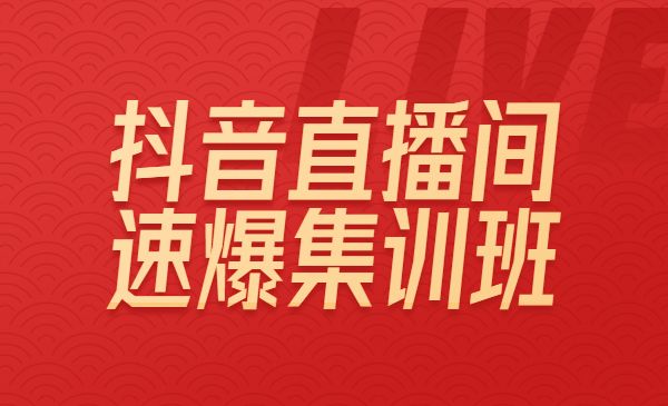 某音直播间速爆集训班 让你的某音运营事半功倍采金-游戏-网盘-资源采金cai.gold