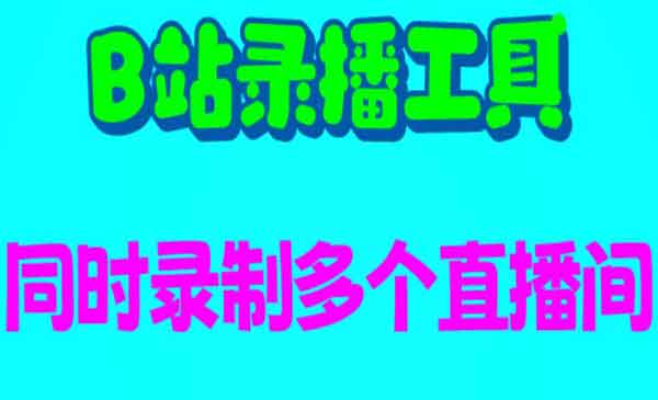 《B站录播工具》支持同时录制多个直播间采金-游戏-网盘-资源采金cai.gold