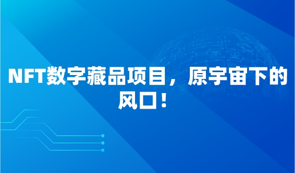 NFT数字藏品项目，原宇宙下的风口！采金-游戏-网盘-资源采金cai.gold