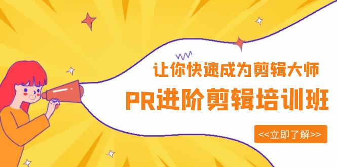《PR进阶剪辑培训班》让你快速成为剪辑大师采金-游戏-网盘-资源采金cai.gold