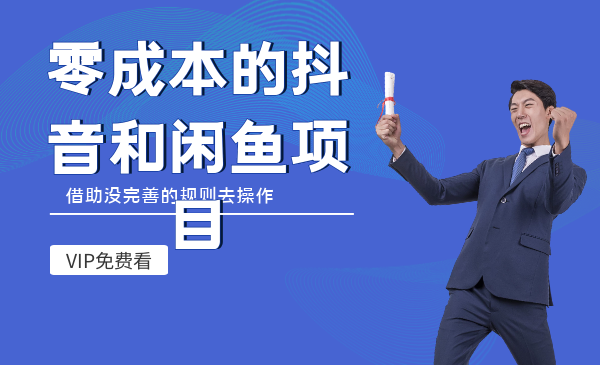 零成本的短视频和闲鱼项目，借助没完善的规则去操作采金-游戏-网盘-资源采金cai.gold