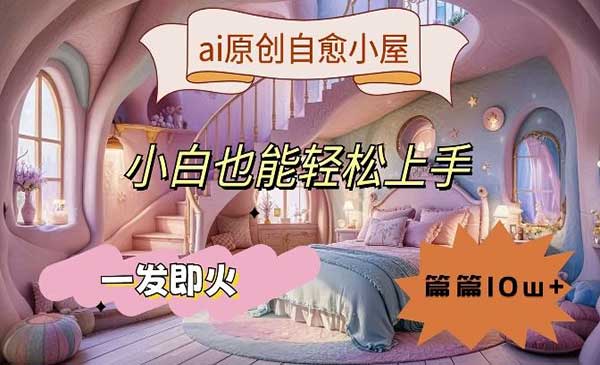 AI原创治愈玩法采金-财源-网创-创业项目-兼职-赚钱-个人创业-中创网-福缘网-冒泡网采金cai.gold